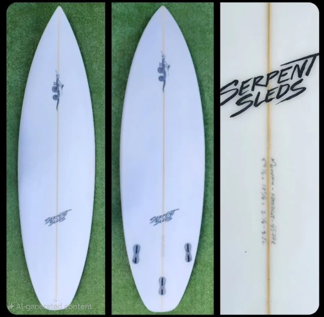 5'9 Serpent Sled Custom Model New
