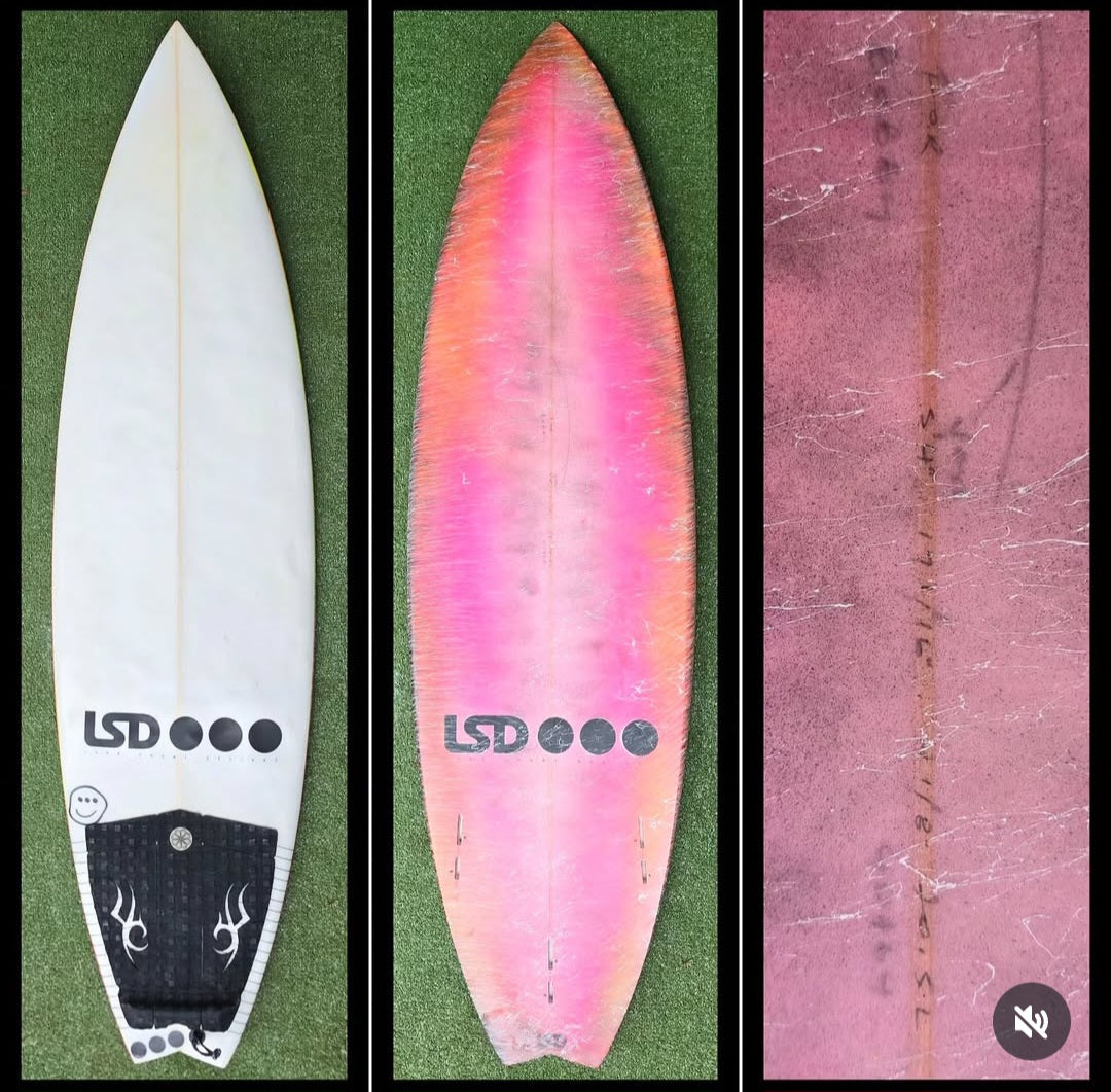 5'4 LSD FCS2 Custom Noa Model