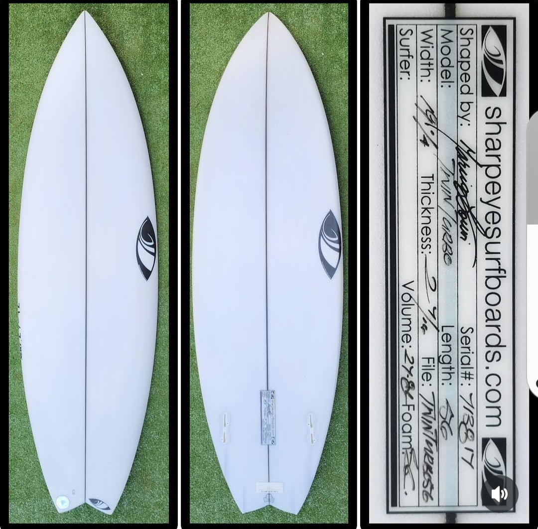 5'6 Sharpeye FCS2 Twin Turbo Model New