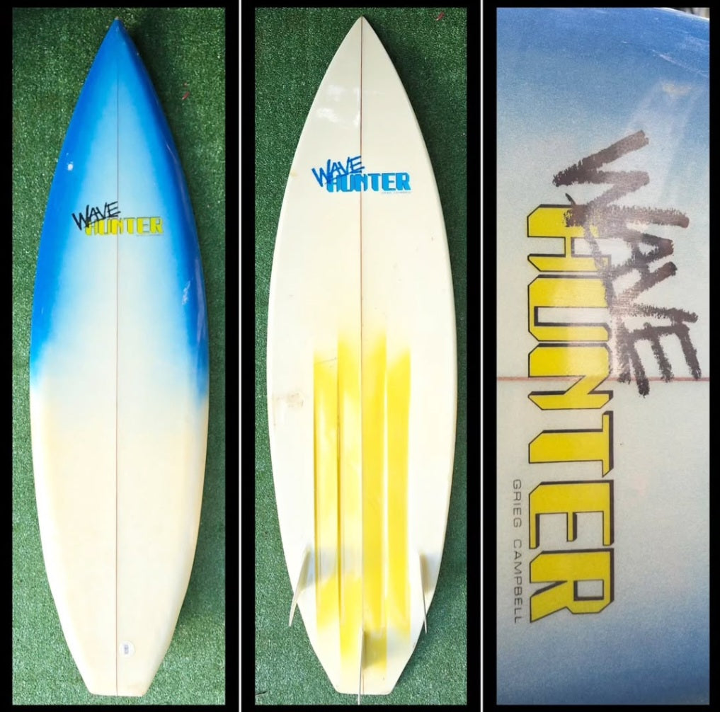 5'6 Grieg Cambell wave Hunter Retro fish