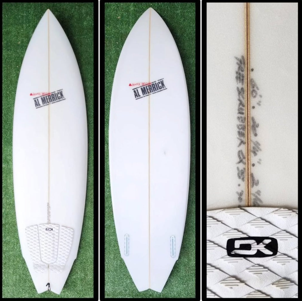 6'0 cisurfboards Twin Custom Tree Scrubber Model