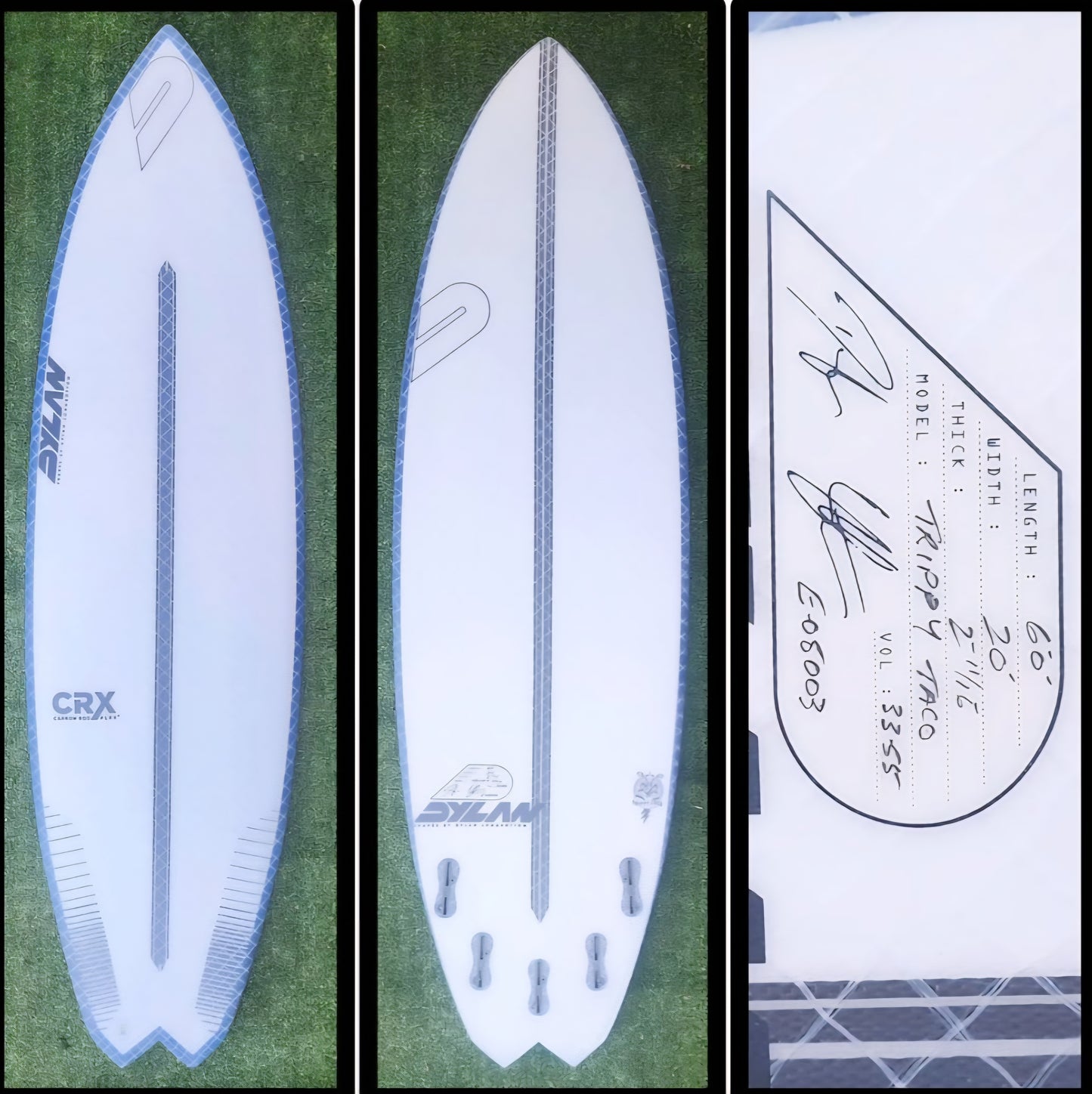 6'0 Dylan Shapes Trippy Taco Model