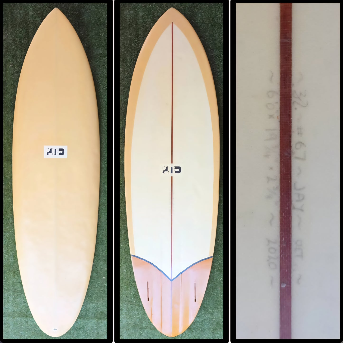 6'0 Surfboard Custom Twin Model