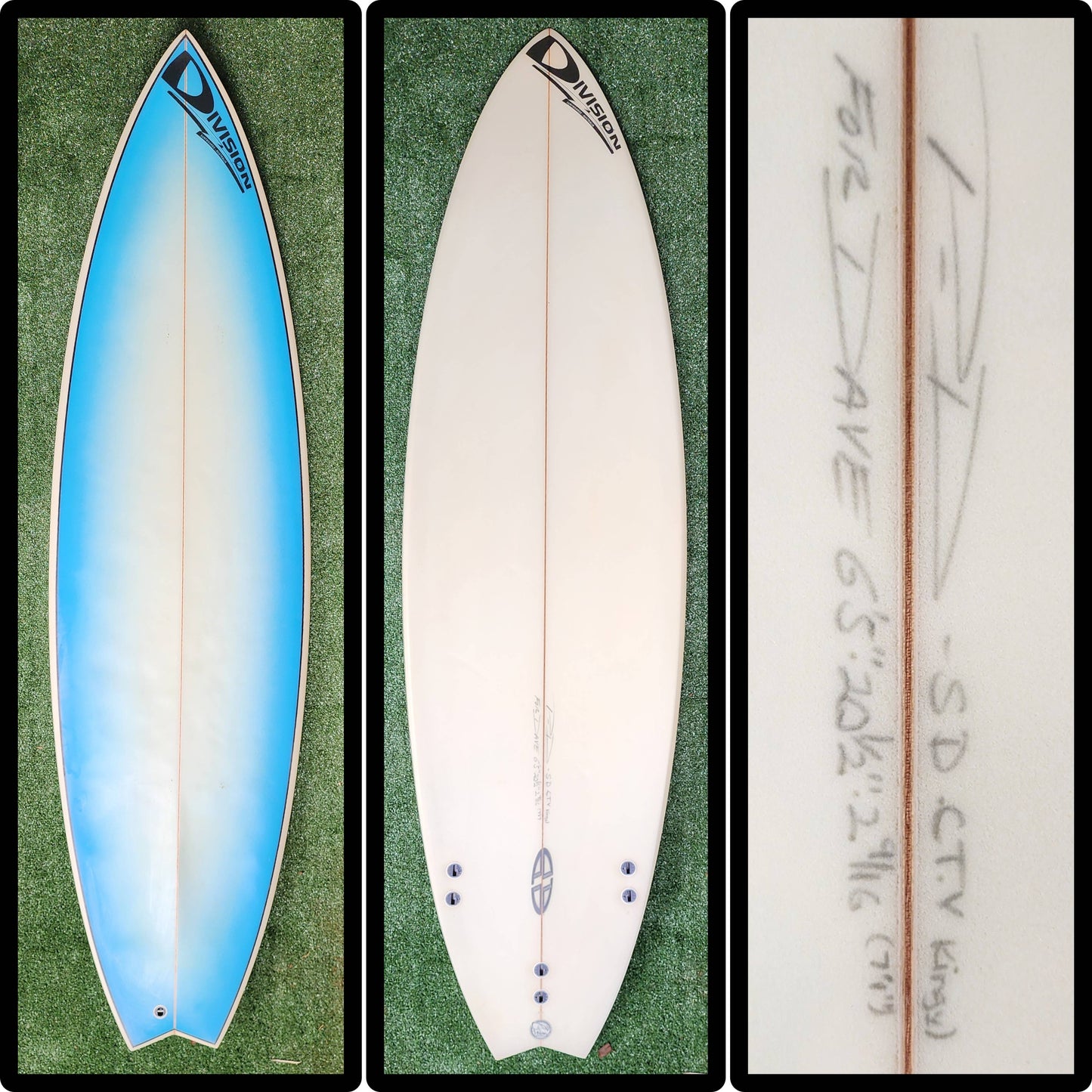 6'5 Division Surf Custom
