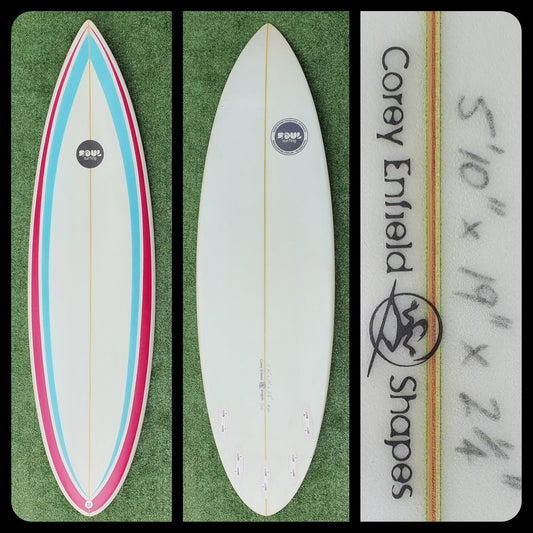 5'10 Soul Surfing Custom New - Surfboardbroker Australia