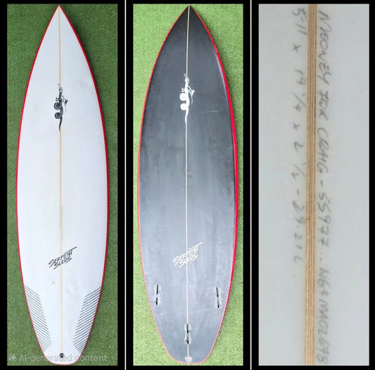 5'11 Serpent sled Custom Model  FCS2