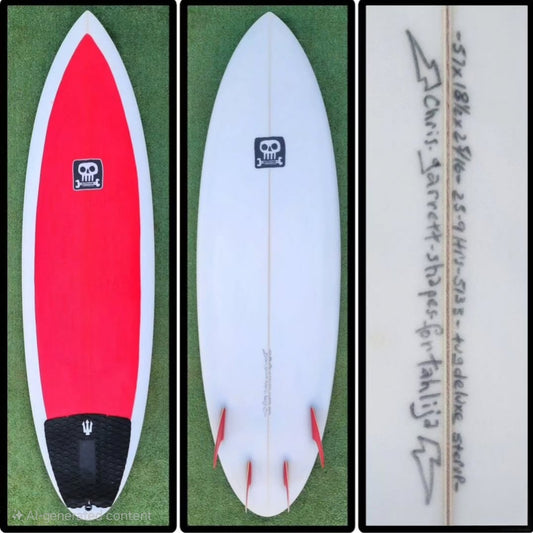 5'7 Chris Garrett Glass in Quad Custom Model New