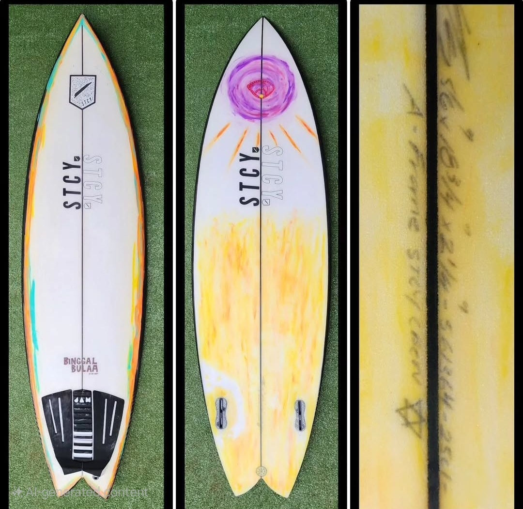 5'6 Stacey FCS2 Custom Twin