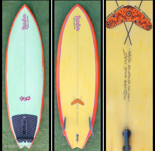 5'5 Chris Garrett Glass in Twin Plus one Custom New