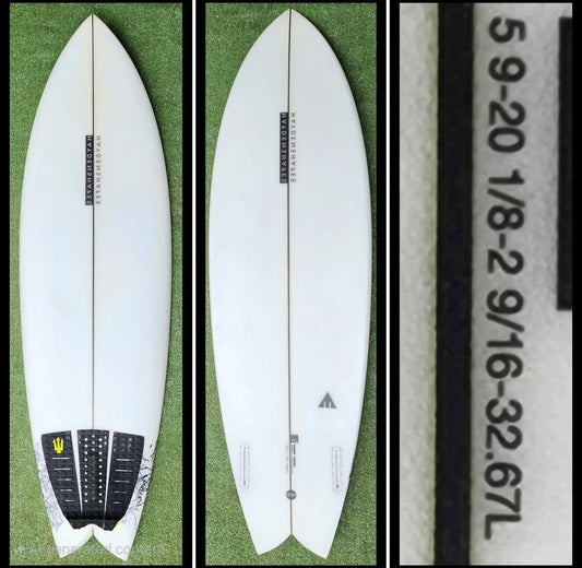 5'9 Hayden Shapes Future Hypto Twin Fin Model