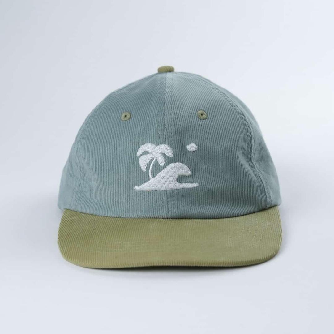 Spirulina Wanders Lord Howe Blue/Green Corduroy Cap