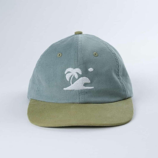 Spirulina Wanders Lord Howe Blue/Green Corduroy Cap