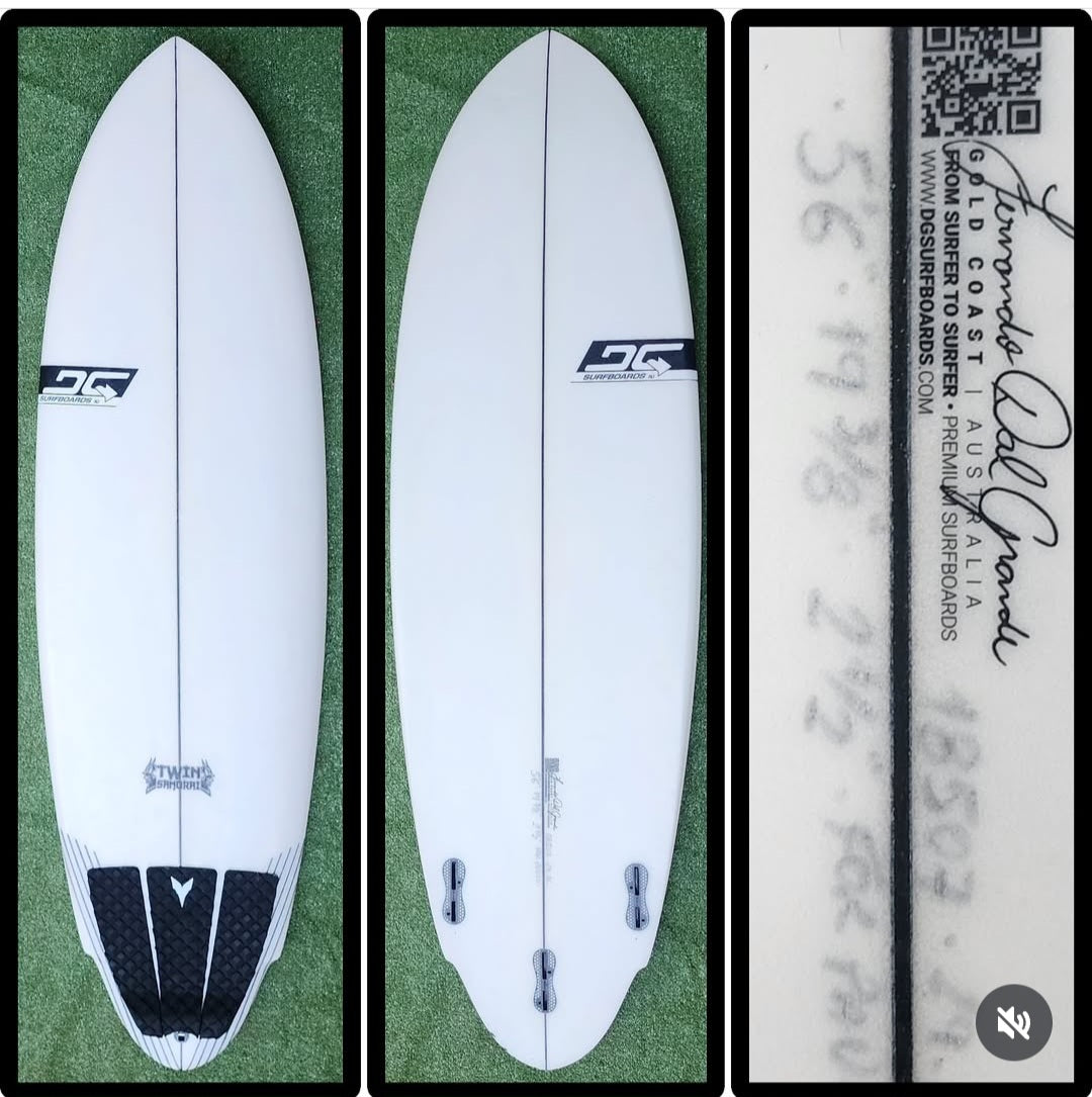 5'6 dgsurfboards Twin Samurai
