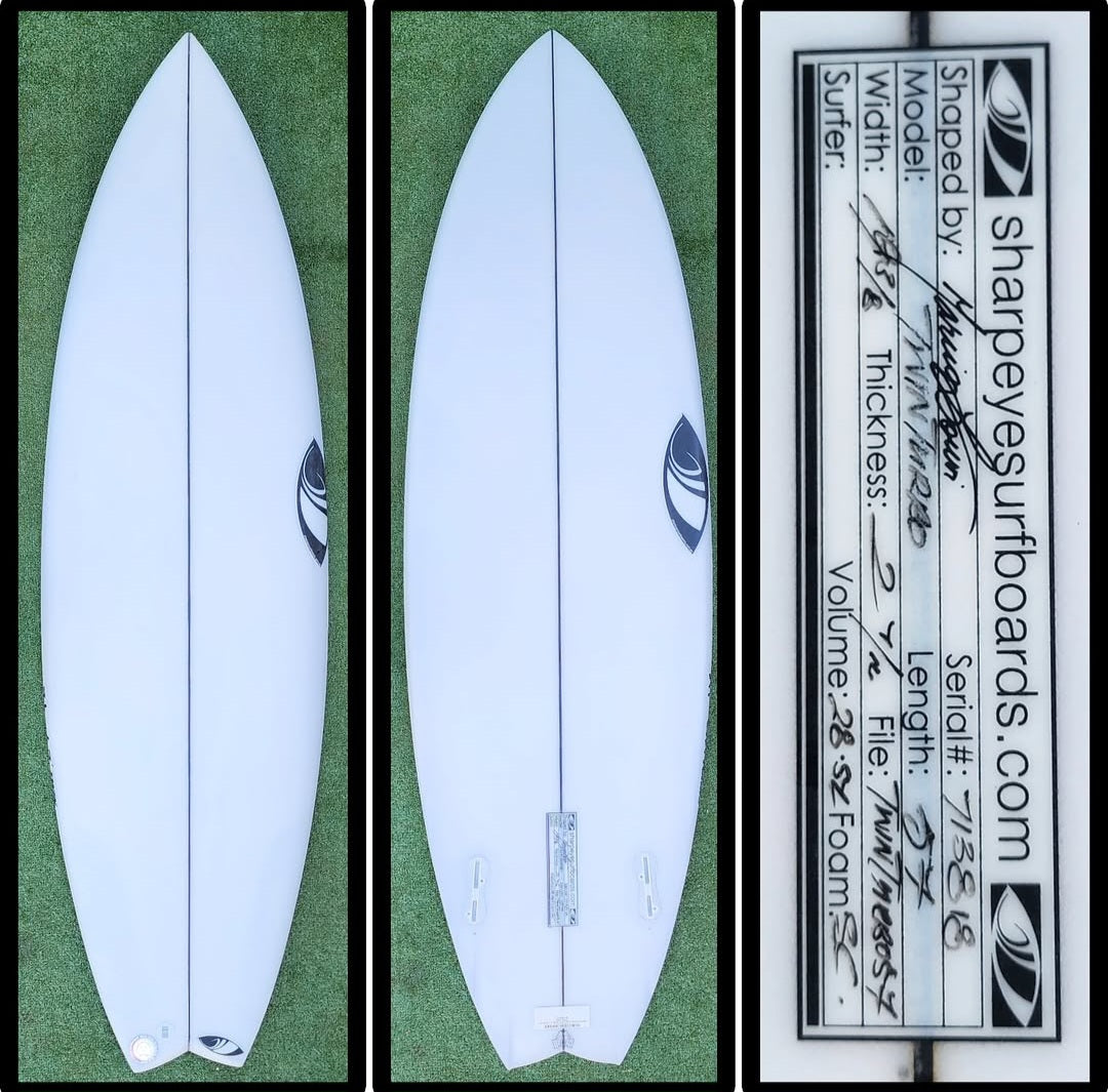 5'7 Sharpeye FCS2 Twin Turbo Model New