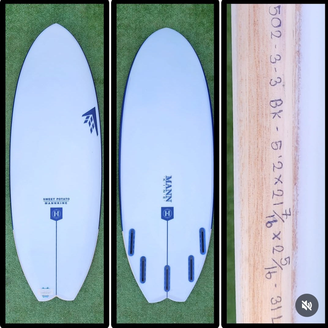 5'2 Firewire 5Fin Future EPS Sweet Potato Mannkine New