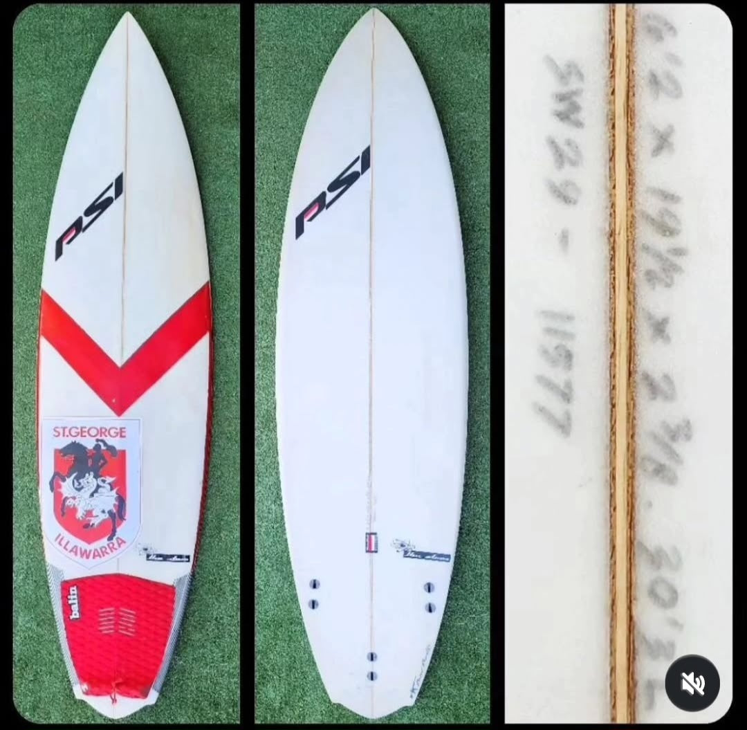 6'2 PSI Surfboard FCS Atom Model