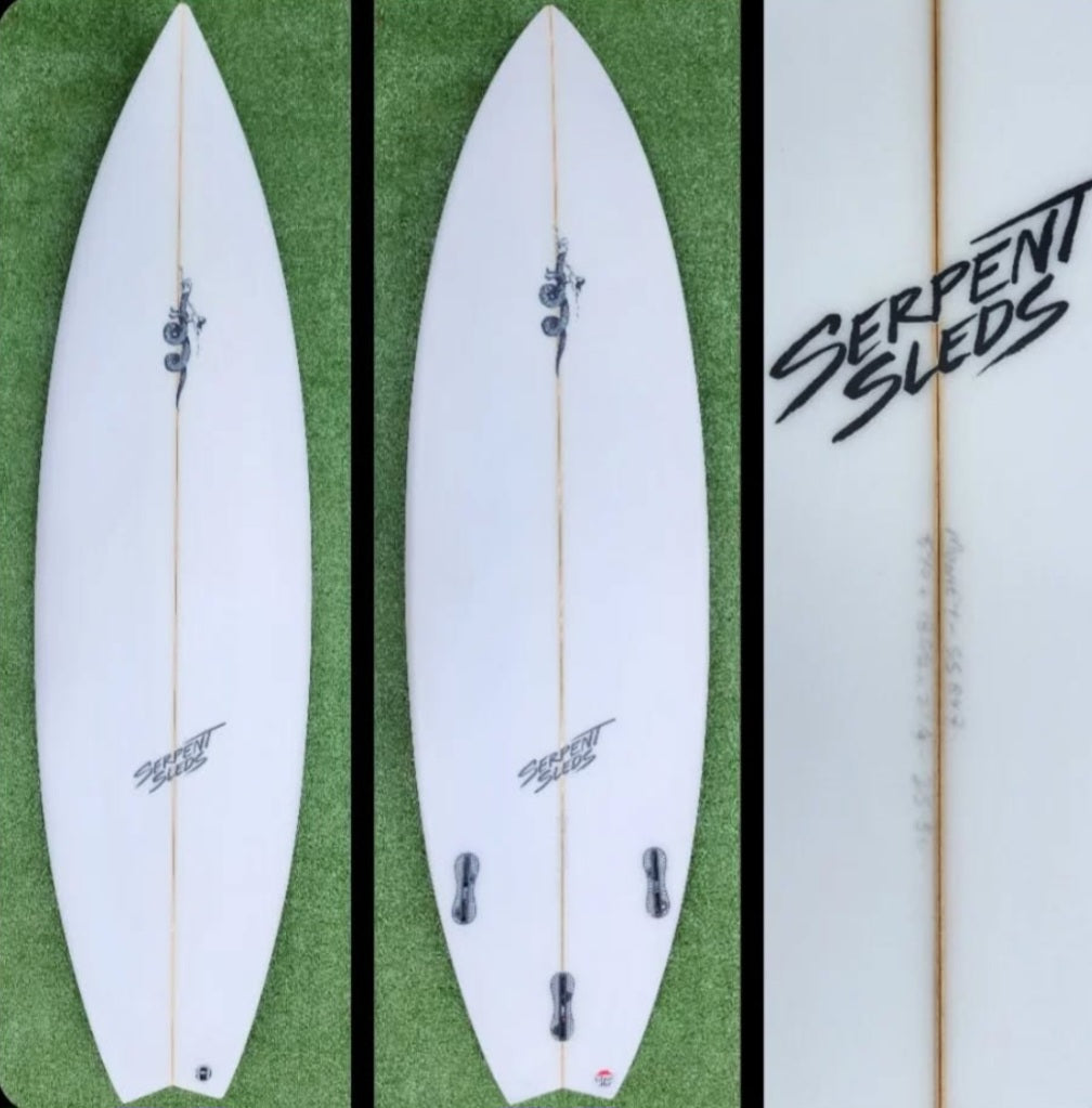 5'10 Serpent Sled Custom Model New