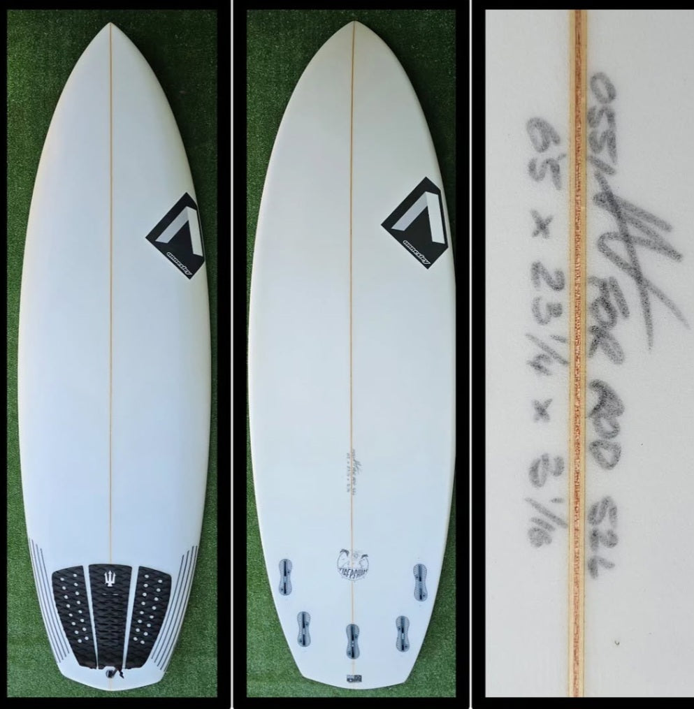 6'5 annesleysurfboards tiger shark Model