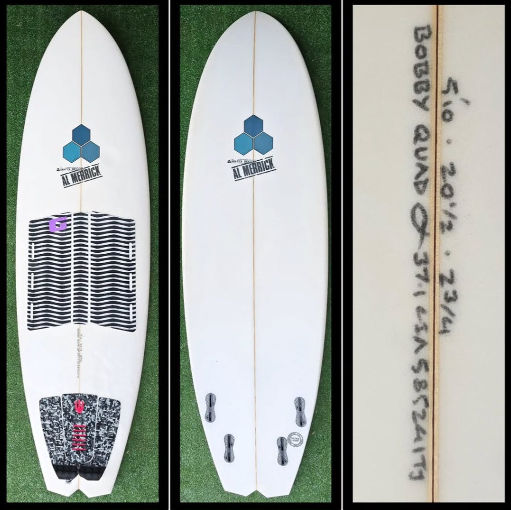 5'10 cisurfboards Custom Bobby Quad Model