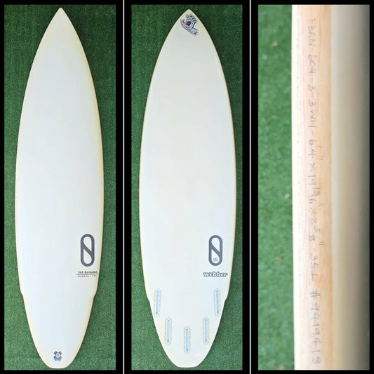 6'4 slaterdesigns Gregwebber The Banana Model