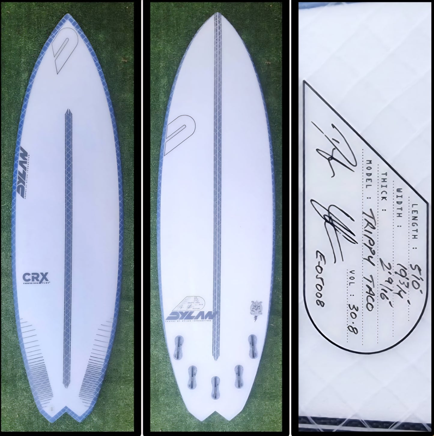 5'10 Dylan Trippy Taco Model