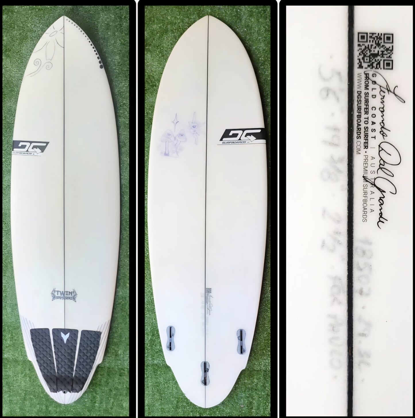 5'6 DG Twin Samurai Model