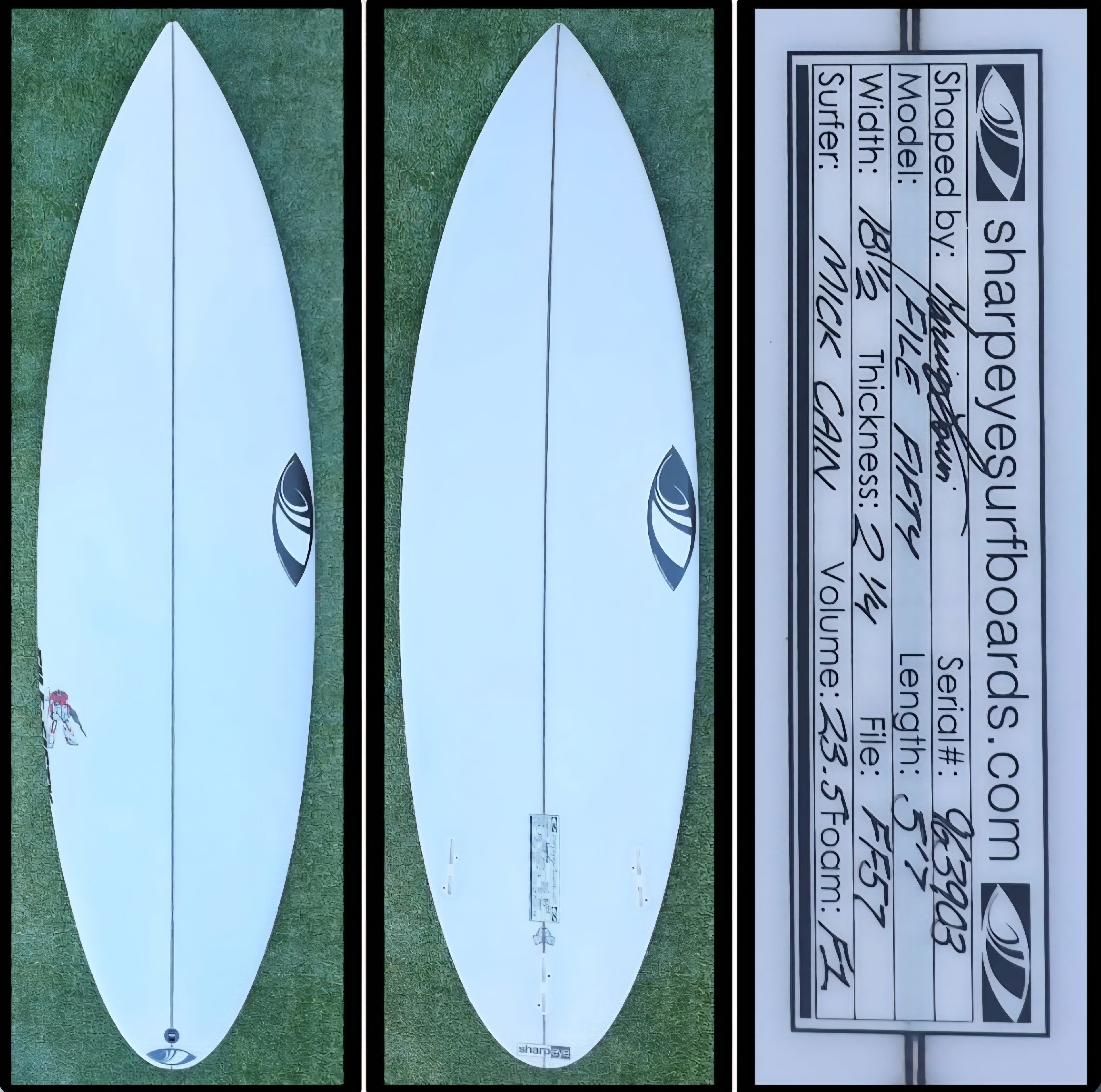 5'7 Sharpeye File Fifty Model – Surfboardbroker Australia