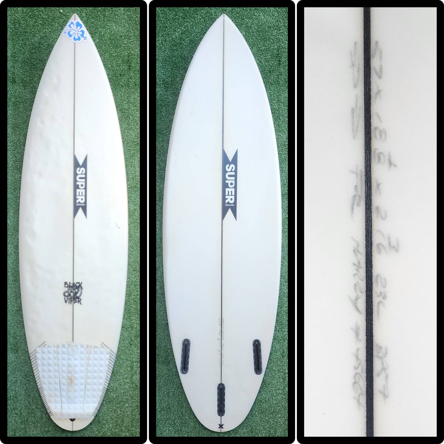 5'7 Super Black Viper Model