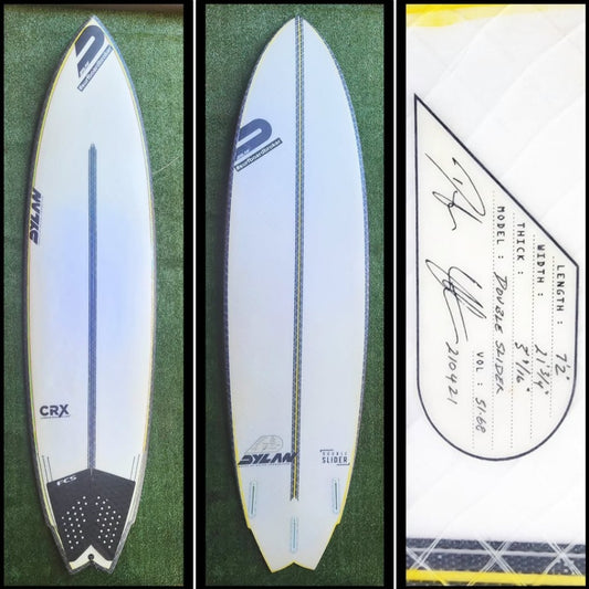 7'2 DylanShapes Double Slider Model