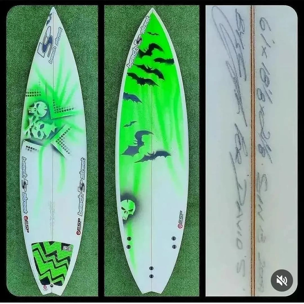 6'1 Edsinnott Surfboard