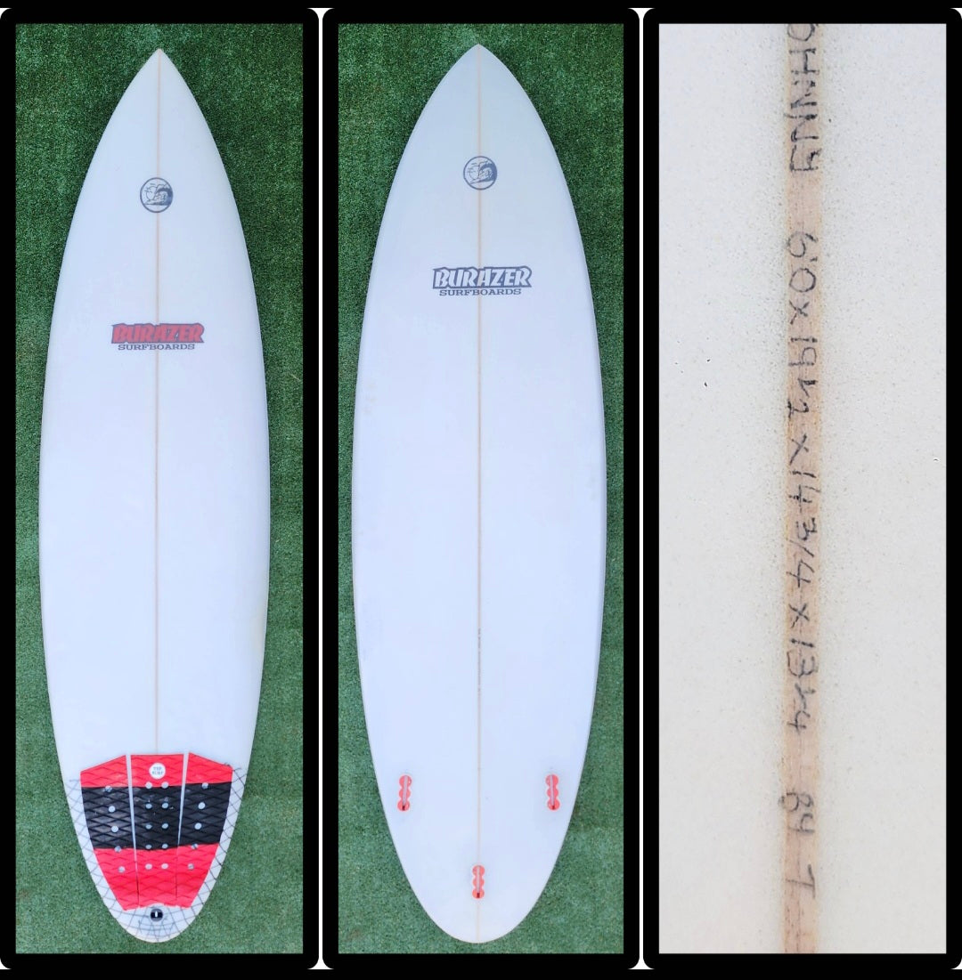 6'0 Burazer Surfboards Custom