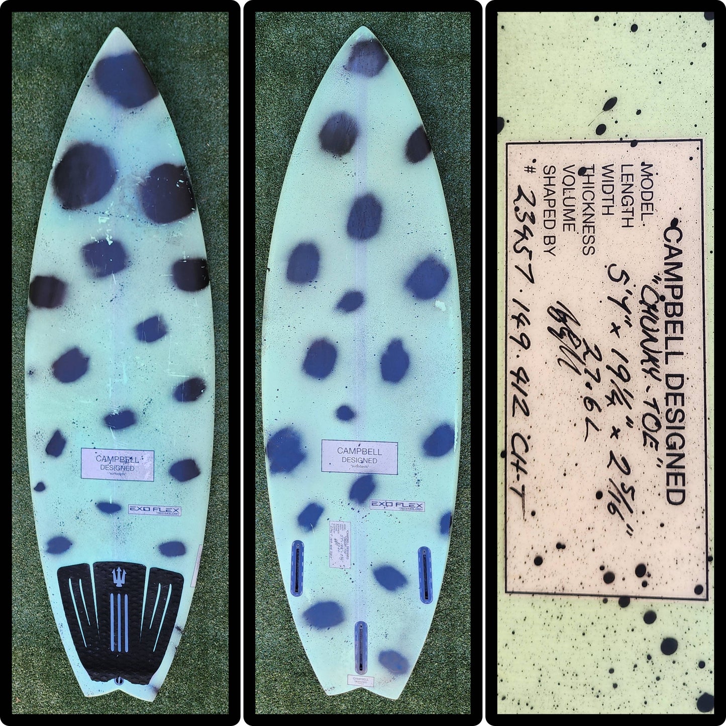 5'7 Campbell Designed Chunky Toe Model