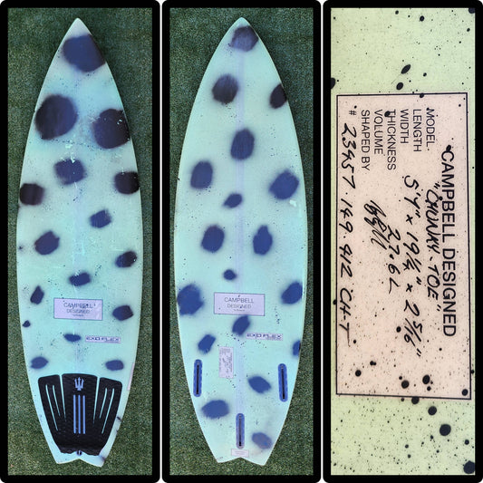 5'7 Campbell Designed Chunky Toe Model