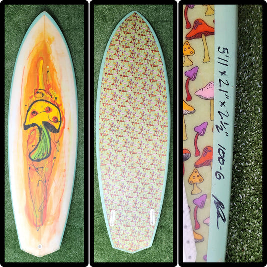 5'11 HetiSurfCo Custom