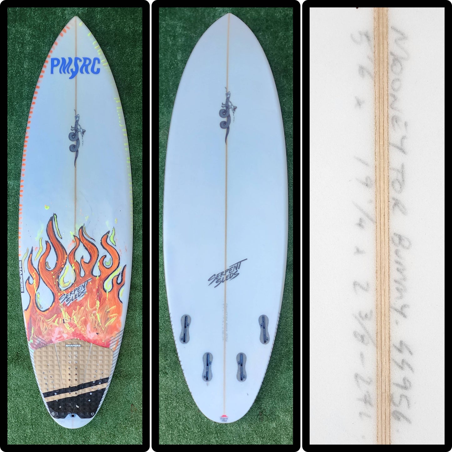 5'6 serpent Custom Quad