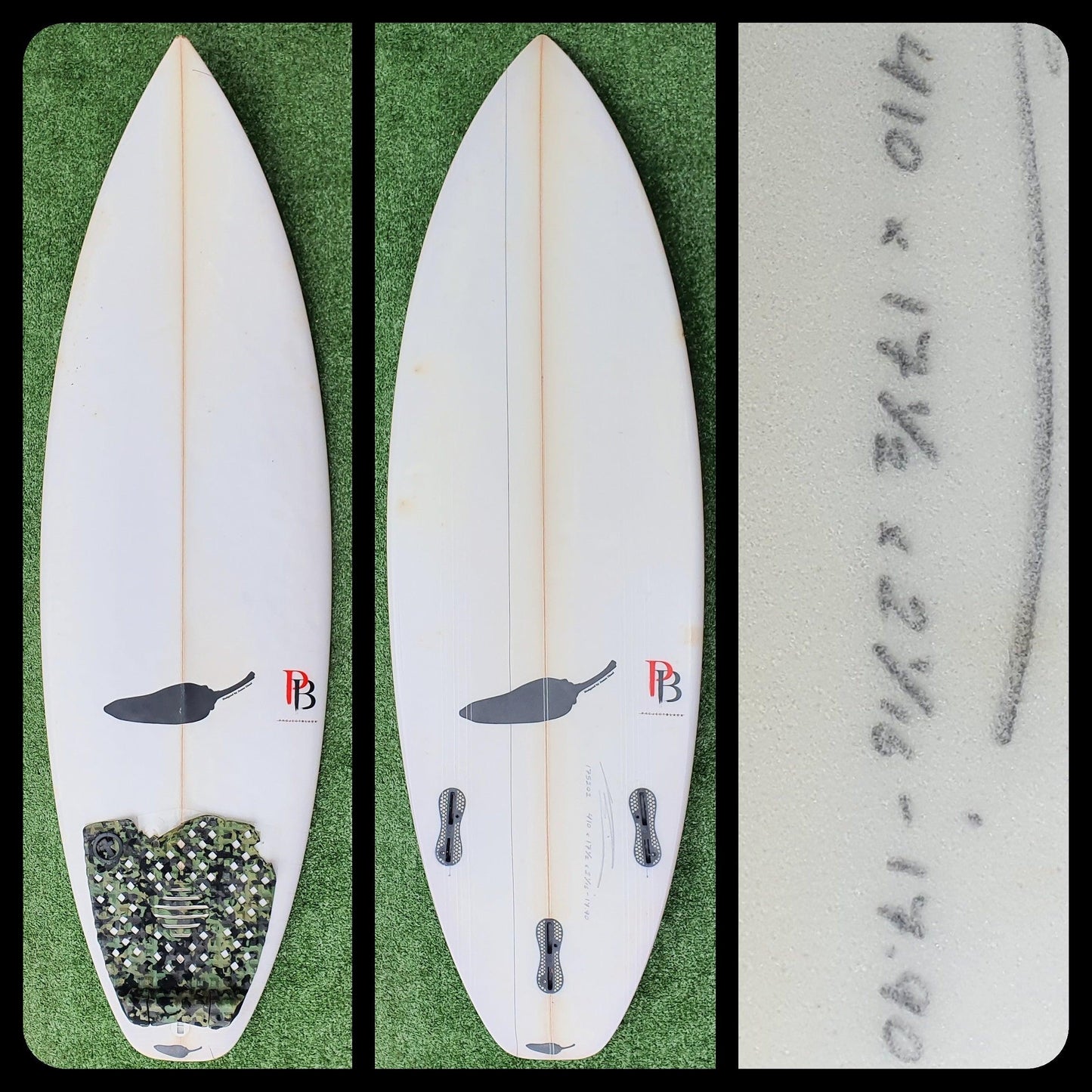 4'10 Chilli Project Black Custom - Surfboardbroker Australia