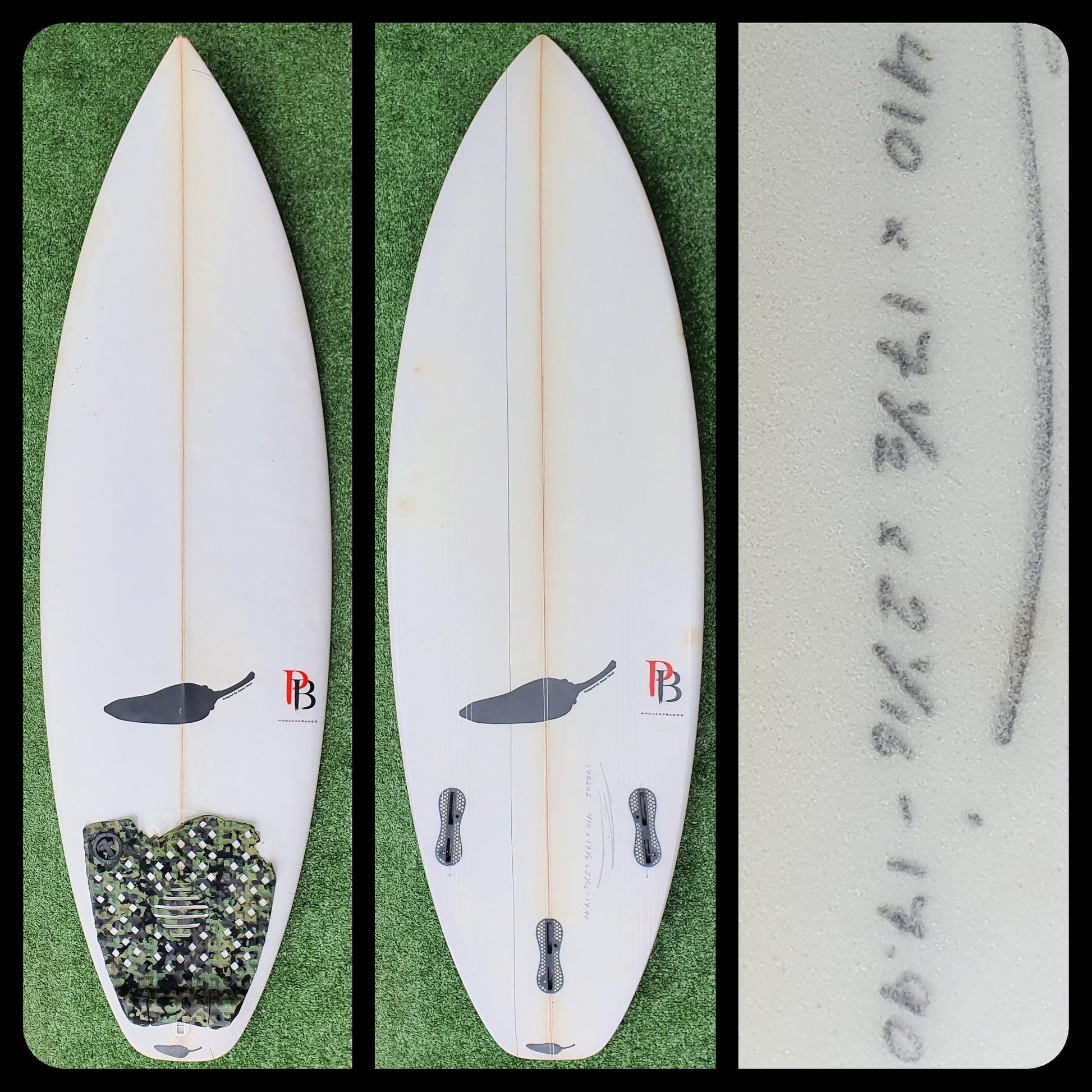 4'10 Chilli Project Black Custom - Surfboardbroker Australia