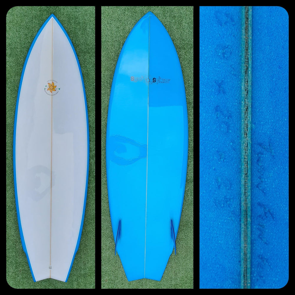 5'8 Surfsticks Twin Fin - Surfboardbroker Australia