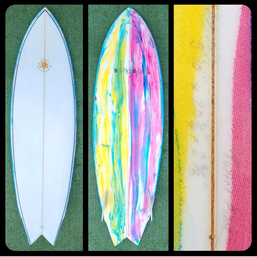 5'10 Surfsticks Glass In Twin - Surfboardbroker Australia