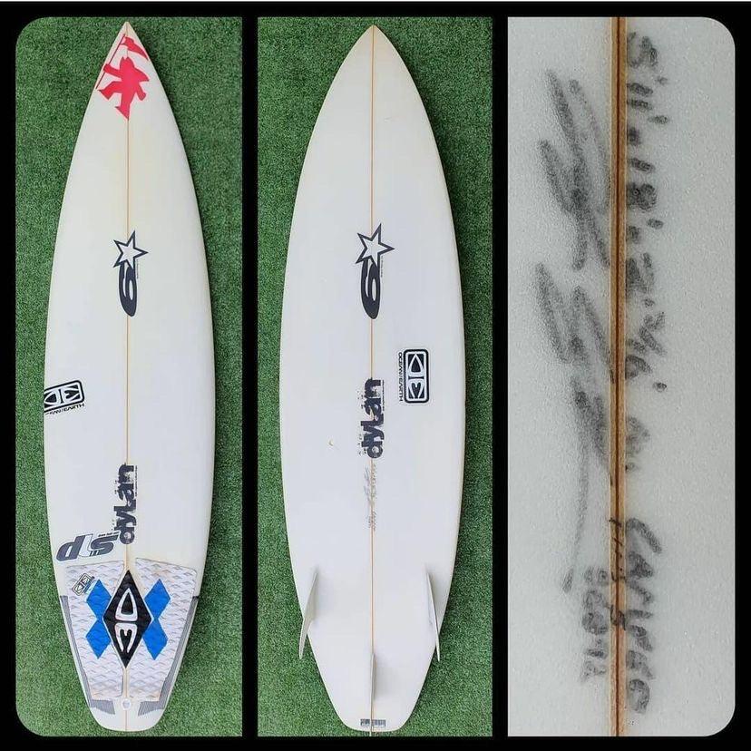 5’11 Dylan Shapes custom for Mick Campbell – Surfboardbroker Australia