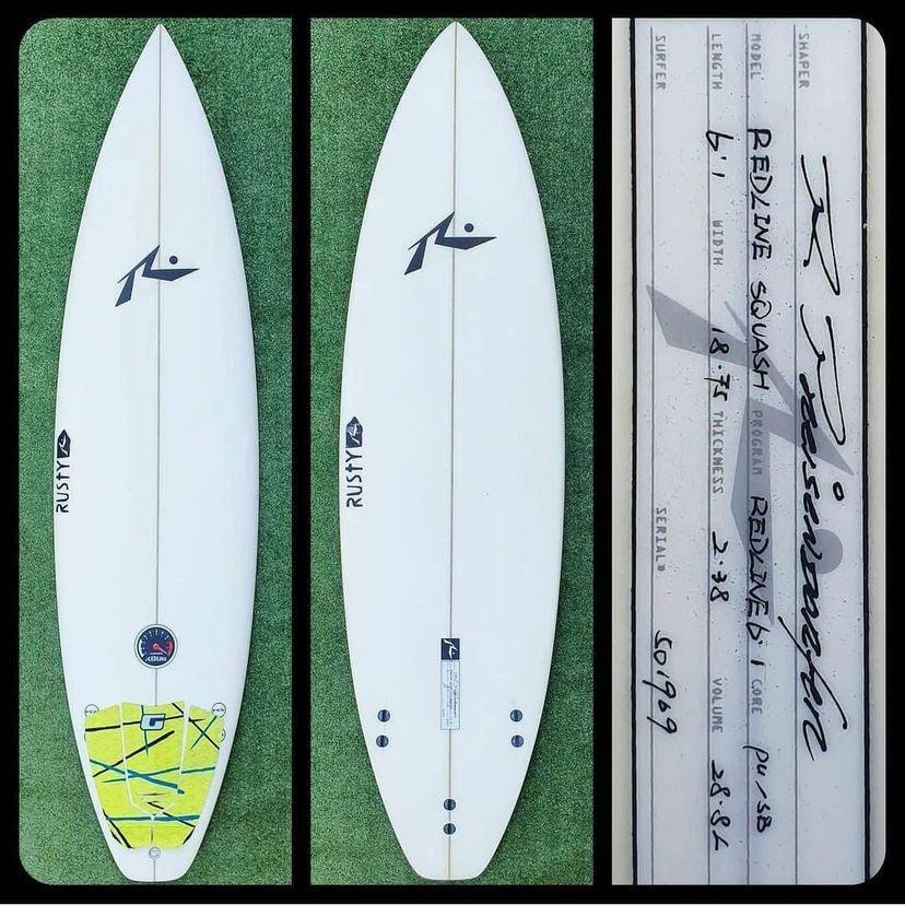 6’1 Rusty Surfboards - Surfboardbroker Australia